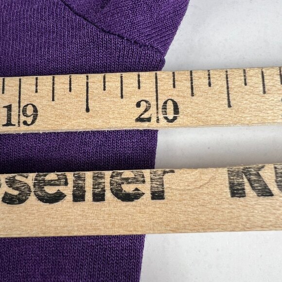 VTG 80s Star Trek Borg Jean Luc Picard Shirt Fits Medium Purle Single Stitch Tee - Picture 13 of 14